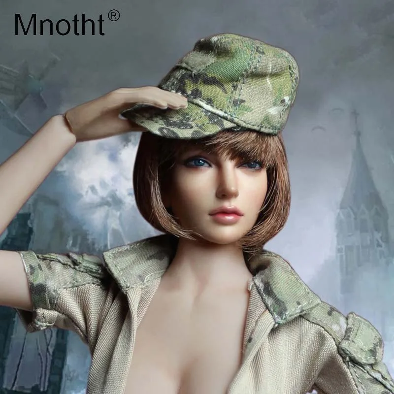 

Игрушка mnotht 1:6 Европейская и американская красавица модель SDH005 коричневый/блонд волосы голова игрушки для вырезания для 12 В фигурки