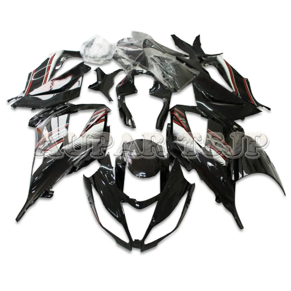 

BLACK AND RED Sportbike Body Frames For Kawasaki ZX6R ZX636 2013 2014 2015 2016 2017 Panels Plastic Injection Molding Fairings