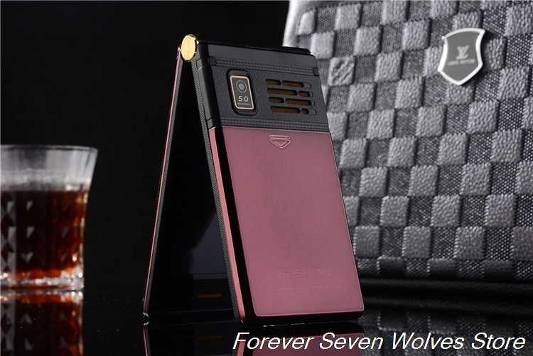Original TKEXUN M2 Flip Metal Body Phone Dual Screen Big Battery Big Keyboard 3.0 Handwriting Screen Mobile Cellphone Clamshell
