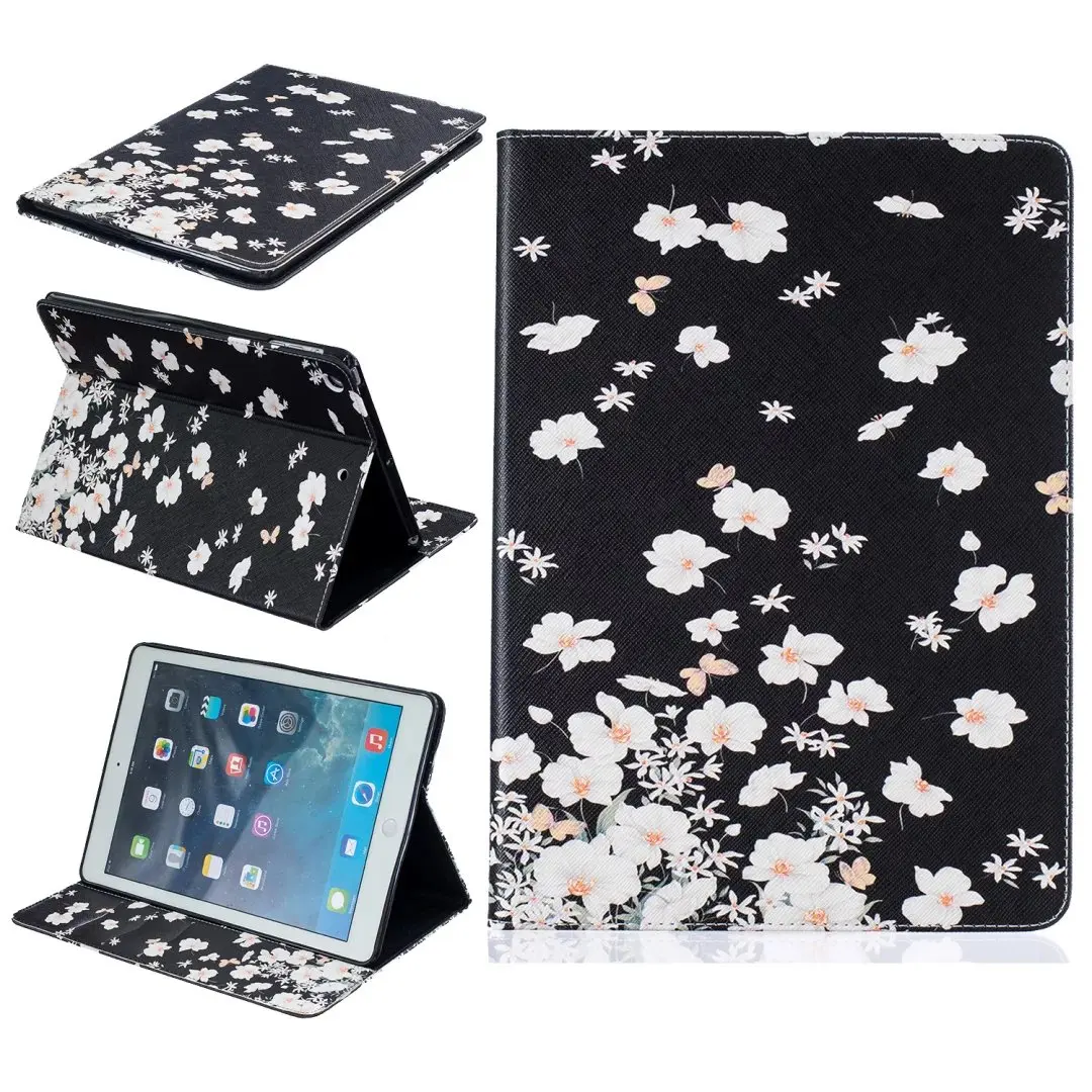 Для ipad Air 9,7 дюймов чехол 3D чехол-кошелек из искусственной кожи чехол для ipad Air1 ipad 5 с подставкой с защитным слотом для карт Чехол+ пленка+ ручка