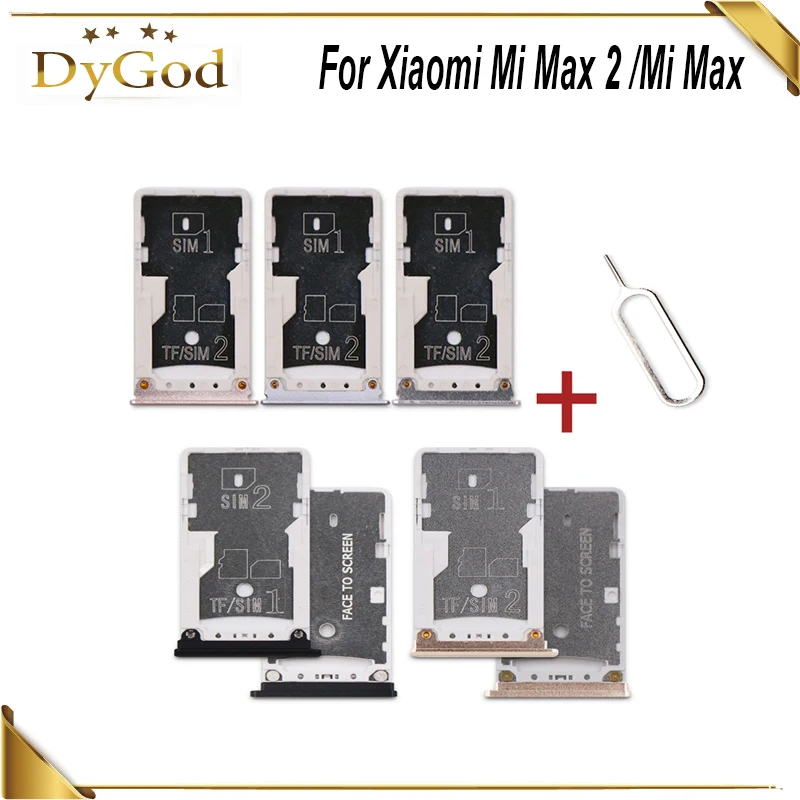 Держатель слота для SIM-карты Xiaomi Mi Max 2 адаптер ремонтные аксессуары с