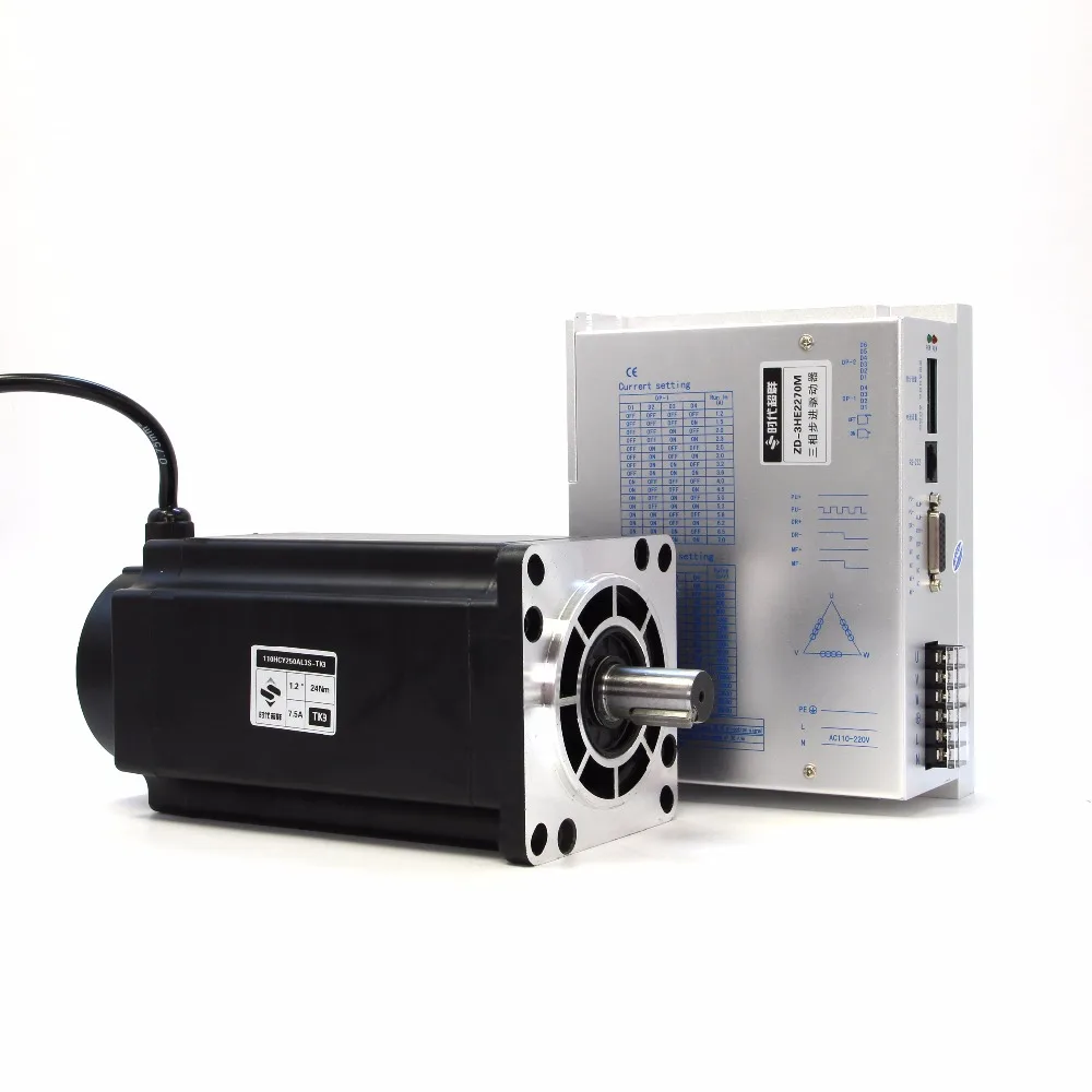 Трехфазный шаговый двигатель Nema 42 20N. m 6.8A с драйвером ZD 3HE2270M|Шаговый двигатель| |