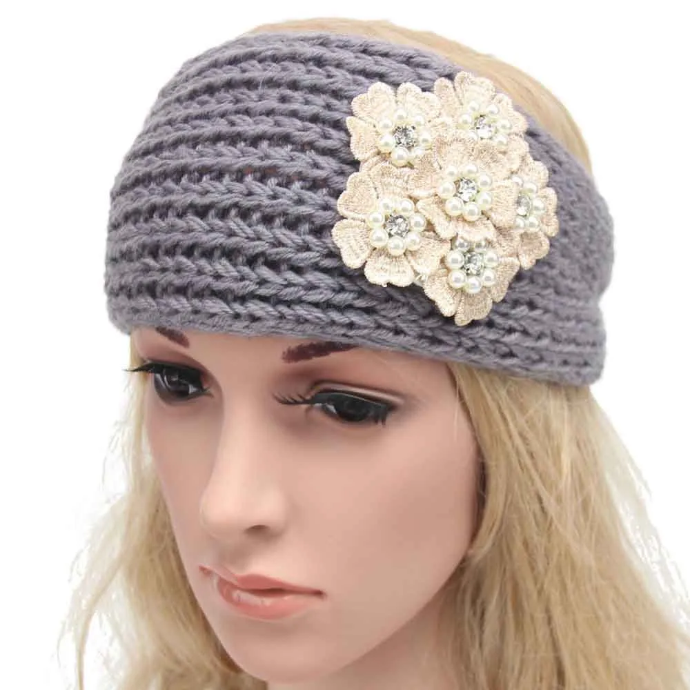 

Bohemia soft and comfortable Knitting Headband Handmade Keep Warm Hairband Convenient hair band Y50C