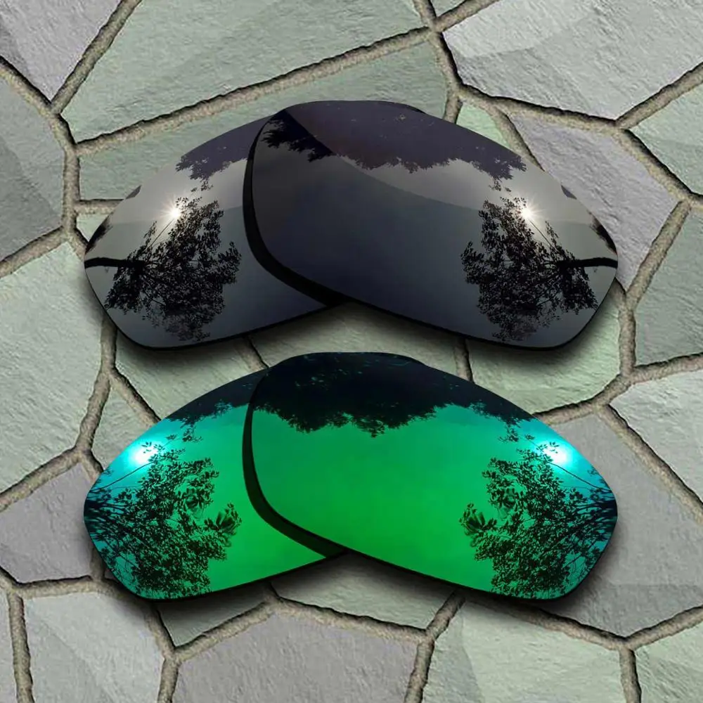 Black-Jade Green Солнцезащитные очки поляризованные Сменные линзы для Oakley Juliet-variets - Цвет линз: Black-Jade Green