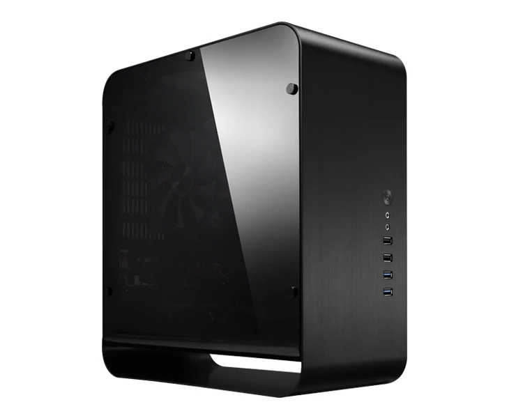 Алюминиевый мини ITX чехол для компьютера UMX1 PLUS Jonsbo как обновленная модель UMX1