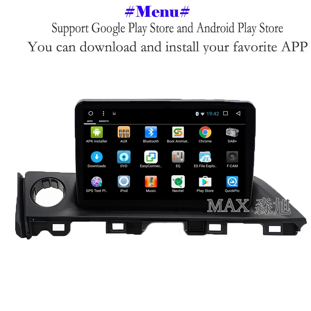 MAX 2G + 32G Android 8.1.0 автомобильный dvd плеер для Mazda 6 Atenza 2017 автомобильное радио RDS Bluetooth