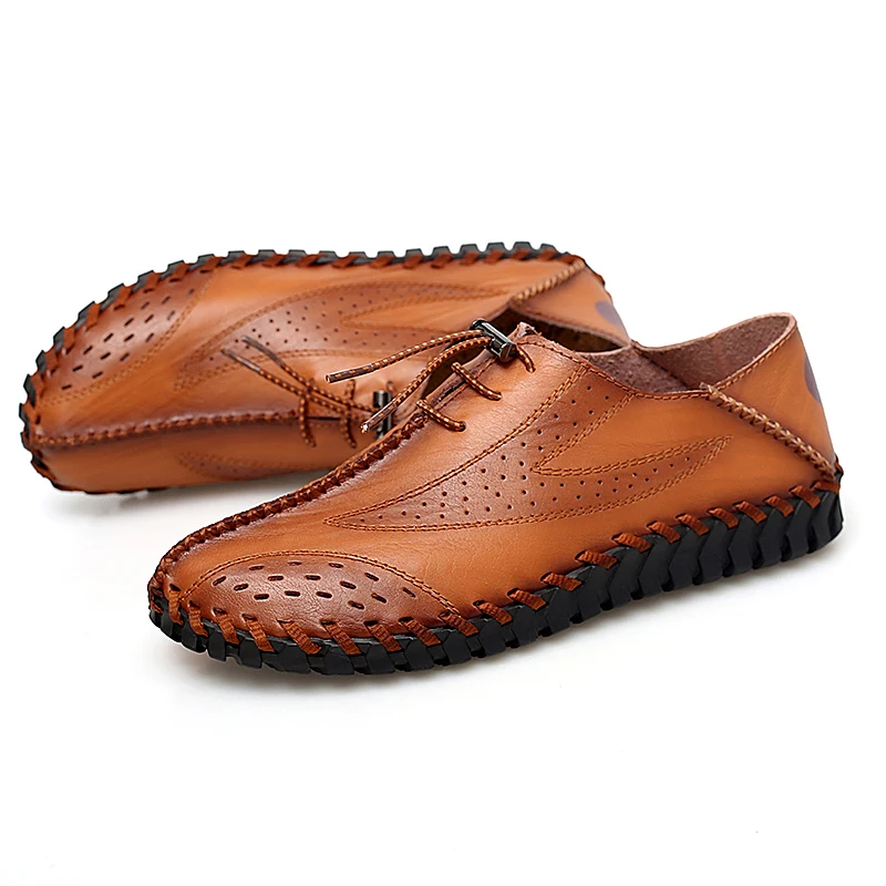New Big Size 38-47 Fashion Men Casual Shoes Moccasins Flats Men's Breathable Driving Leather Boat Loafers | Обувь