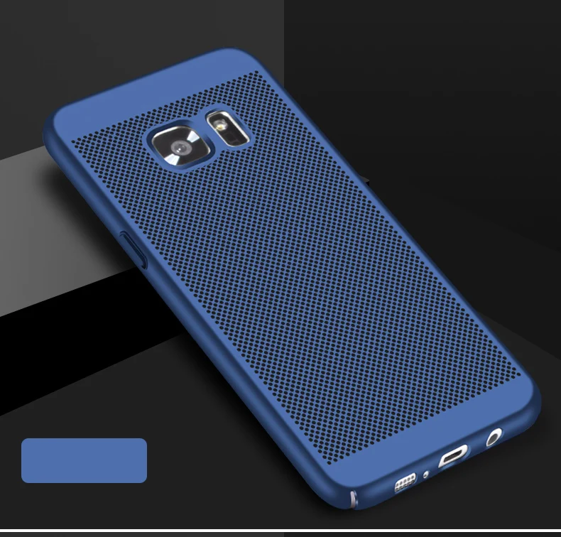 Охлаждающий чехол для телефона для samsung Galaxy A30 A50 A3 A5 A7 J7Prime S6 S7 край S8 плюс Note3 Note5 Note8 полный Пластик крышка
