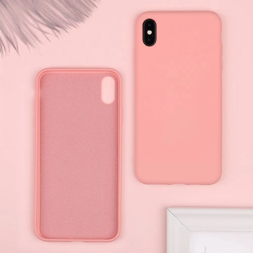 Мягкий силиконовый ультра-тонкий для iPhone 11 11pro pro max все включено чехол телефона X