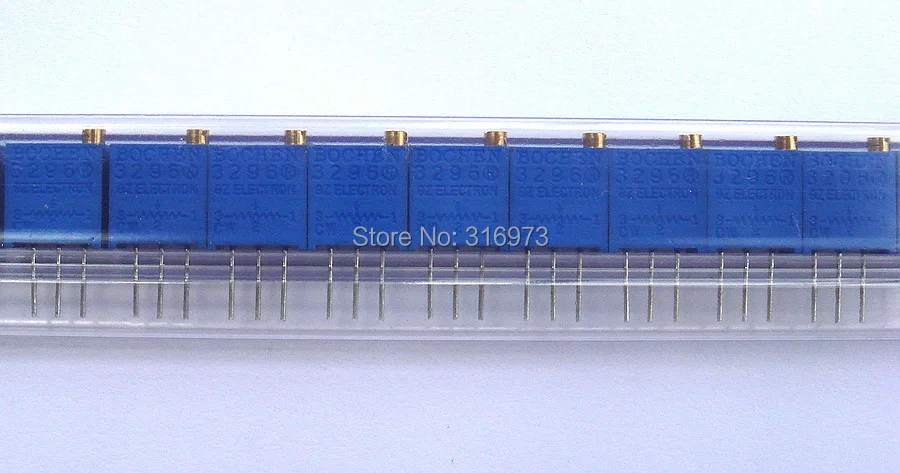 

(100 pcs/lot) 10 ohm 3296 Multiturn Trimming Potentiometer