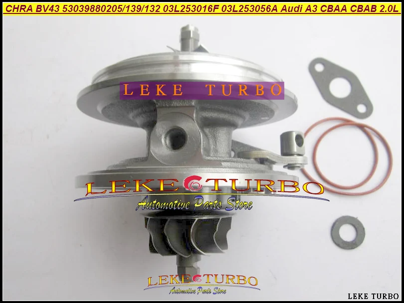Турбокартридж CHRA BV43 53039880205 53039880139 53039880132 03L253056A 03L253019J 03L253019T 03L253016F для Audi A3 CBAA