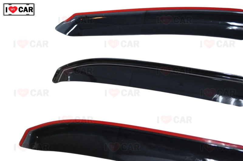 Дефлектор окон автомобиля для Kia Rio X-Line 2017-хэтчбек ветрозащитный козырек от