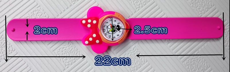 High Quality Children Watch for Girls Baby Gift 3D Minnie Turtle Pat Flap Wrist Watch Child Sports Students Clock Kids Watches