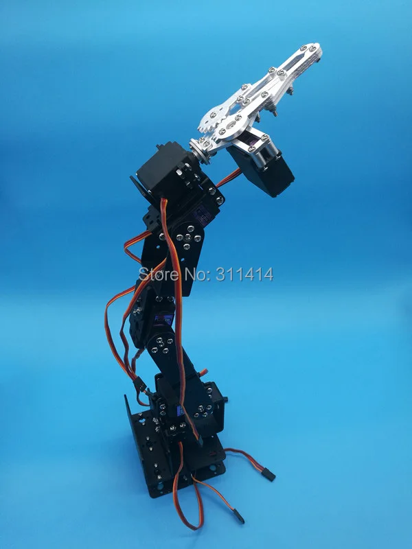1 комплект алюминиевый робот 6 DOF механический зажим коготь Набор для Arduino DIY