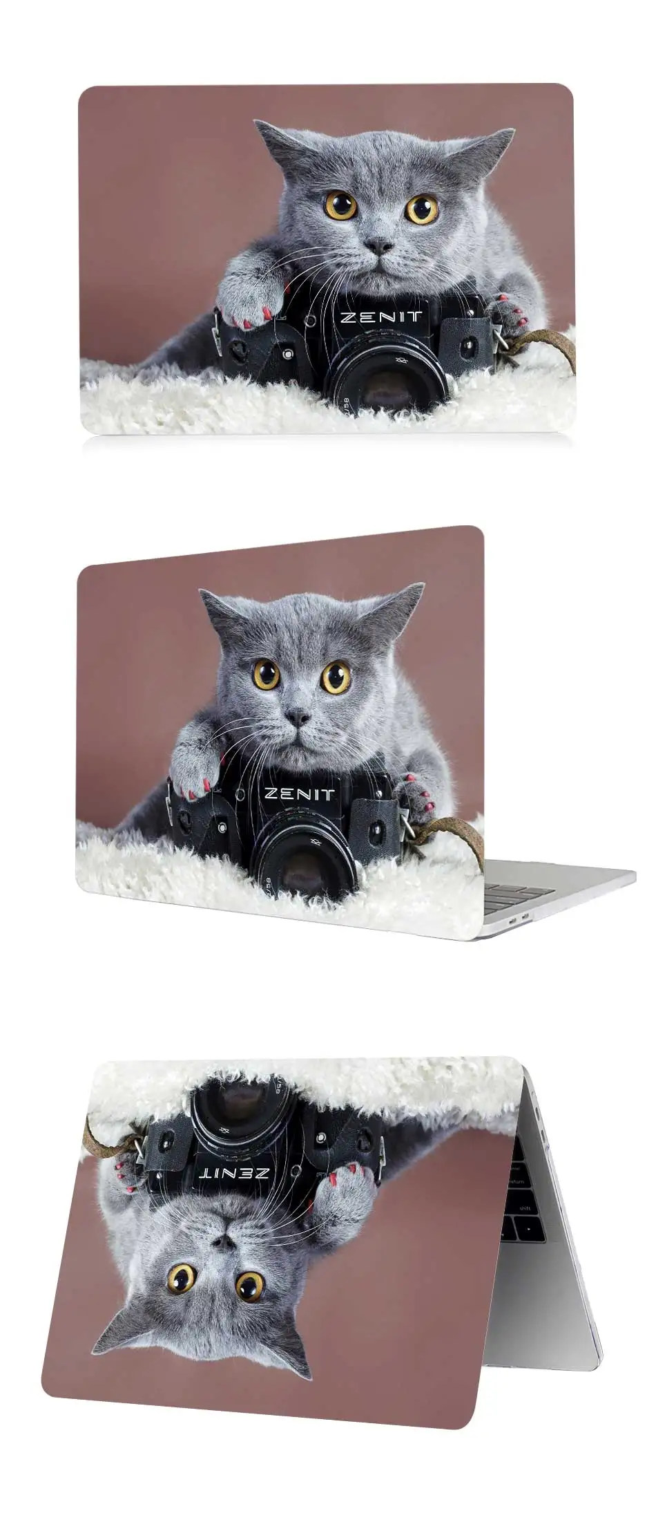 MTT чехол для ноутбука macbook air 13 Pro retina 11,6 12 13,3 15,4 чехол с милым котом для macbook air 13 Pro 13 15 дюймов с сенсорной панелью