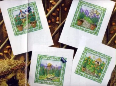 Высококачественный милый комплект для вышивки крестиком поздравительная