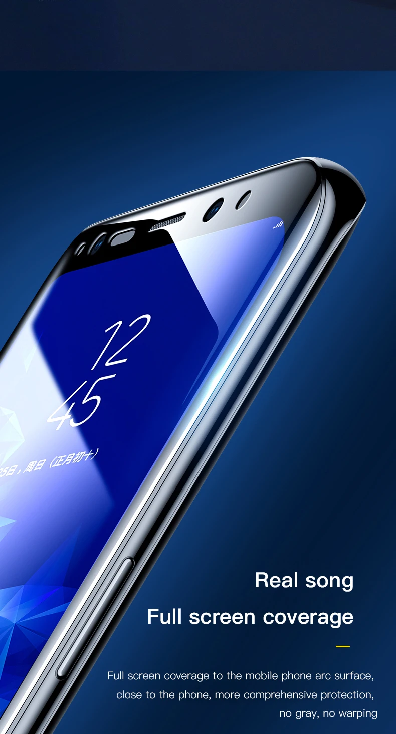 Закаленное стекло пленка для samsung Galaxy Note 9 8 S9 S8 S10 e 5G Plus S7 Edge 9D полное покрытие Защита экрана для samsung A7 A8 A9