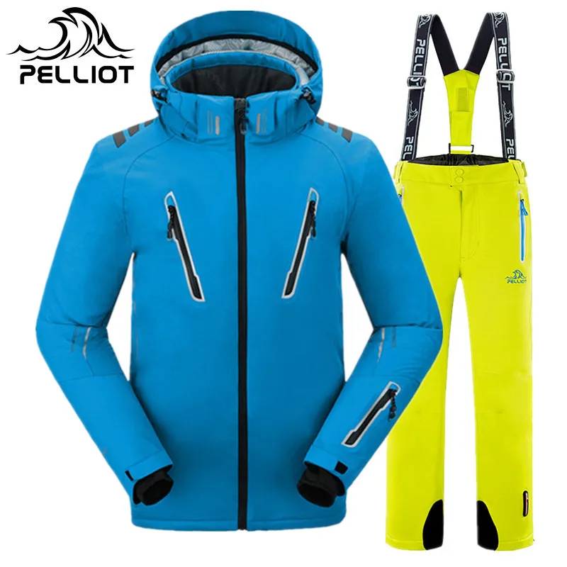 Пелльо Марка Лыжный костюм Для мужчин высокое качество Водонепроницаемый