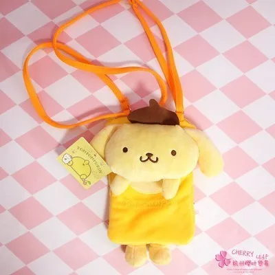 Purin Мультяшный плюшевый рюкзак My Melody Cinnamoroll Pudding Duffy Shelliemay stelllalou Gelatoni Улица Сезам телефон Сумки для подарков - Цвет: Purin