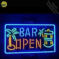 neon sign for bar open home decor neon tube vintage pup bright sign handcraft lamp store displays great gifts flashlight sign