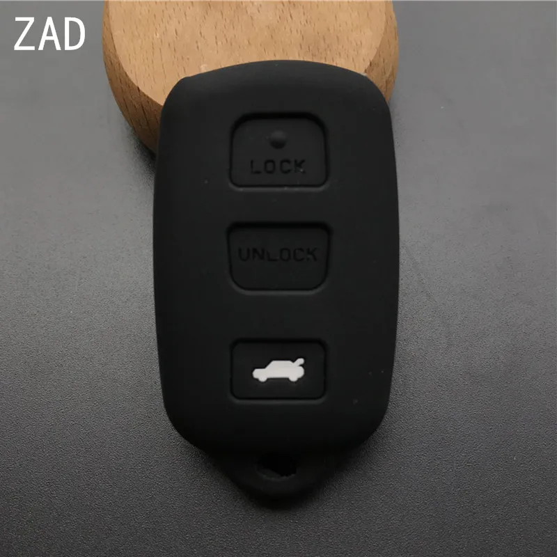 ZAD силиконовый чехол для ключа toyota Celica 4runner Camry Corolla Echo FJ Cruiser Matrix Sedan Prius RAV4 Solara