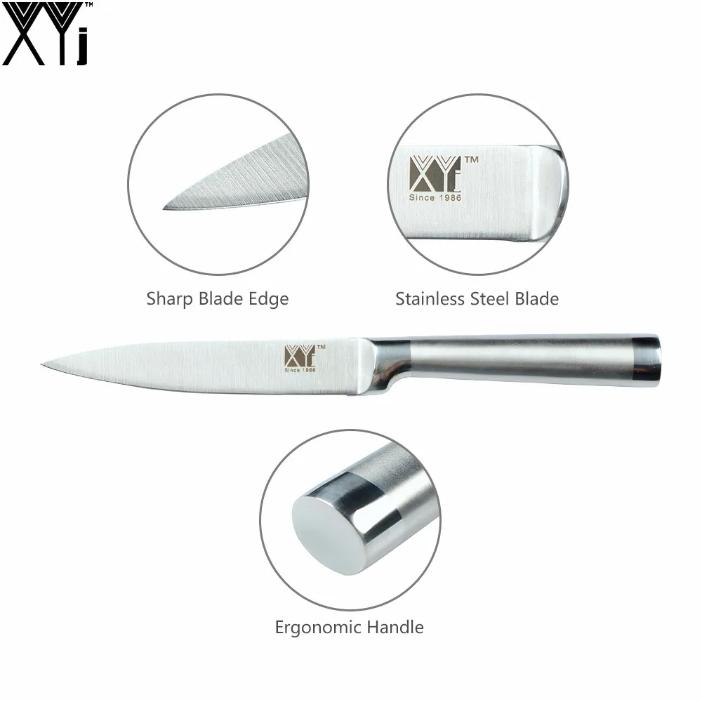 XYJ 5 дюймов Многофункциональный кухонный нож эргономичная ручка дизайн прочный