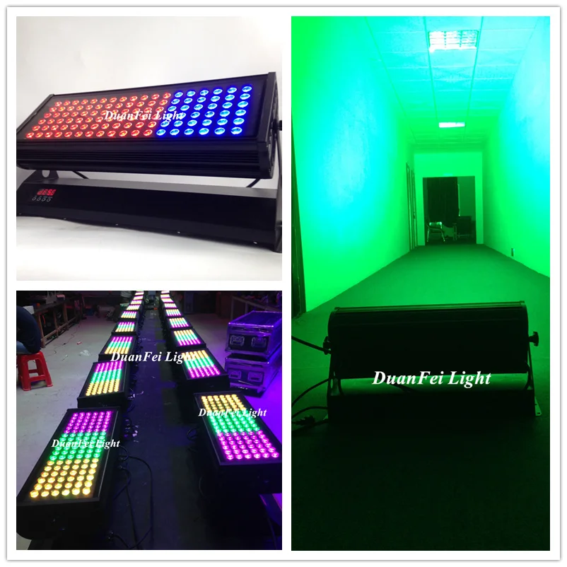 8 шт. 108x3 Вт rgb 3 в 1 светодиодный городской светильник уличный водонепроницаемый