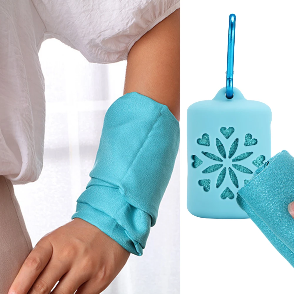 Летнее охлаждающее спортивное полотенце для льда быстросохнущее уличное