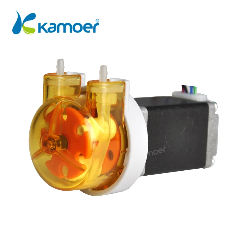 Kamoer марки KAS 12/24V мини перистальтический насос с шаговый двигатель и силиконовая трубка/BPT трубки