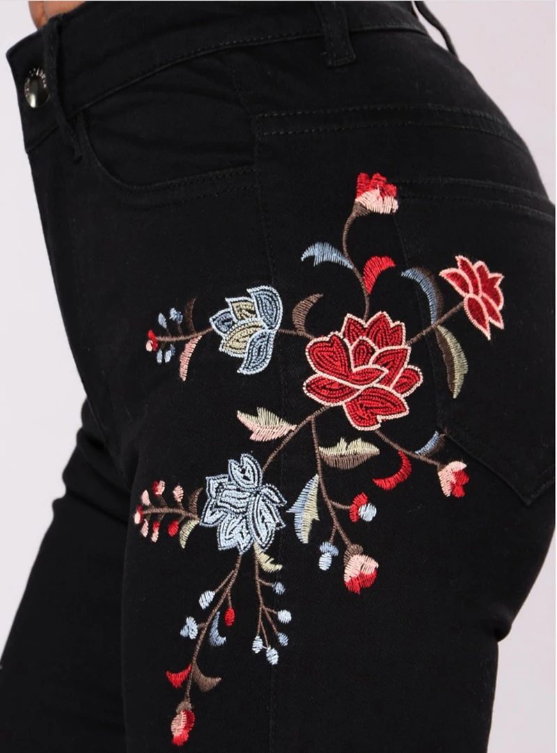 Женские классические джинсы с высокой талией узкие джинсовые брюки карандаш