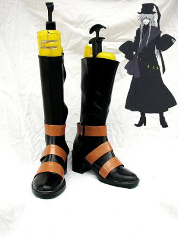 Черные ботинки для взрослых обувь косплея | Тематическая одежда и униформа