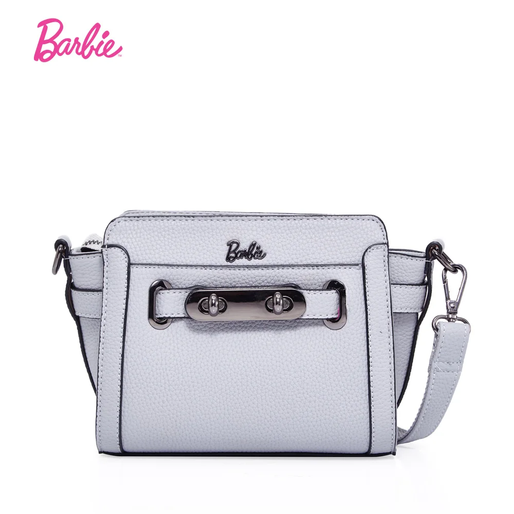 Барби 2018 Женская сумка через плечо ретро Личи узор кожаная Модная современная