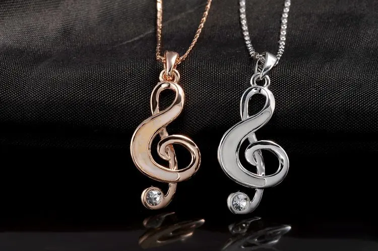 Новый Год Музыка Подарок Красота Cubic Циркон и Цена Завода Бисера Кулон Розовое