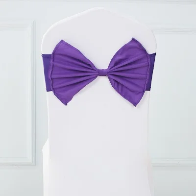 20 цветов спандекс кресло пояс готовые галстук бабочка лента из лайкры украшение