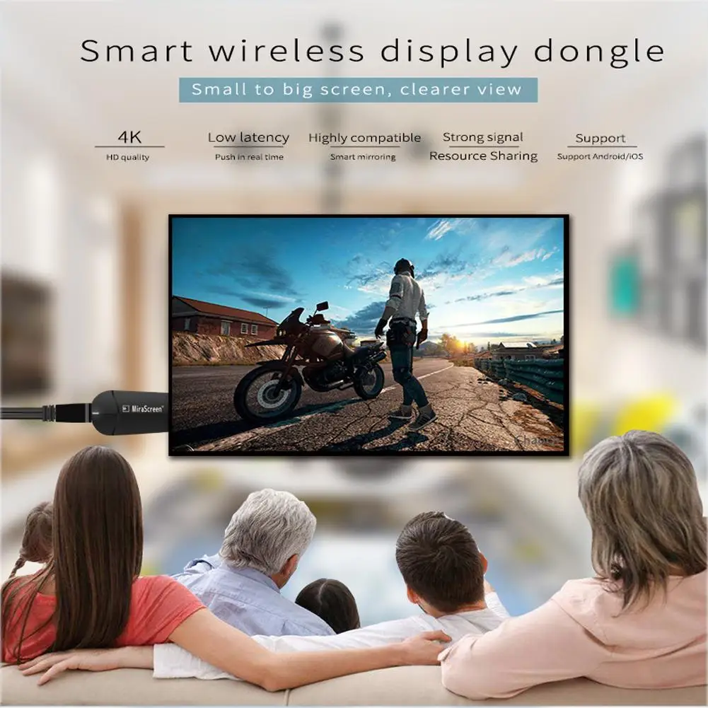 MiraScreen G5 4K HD беспроводной WiFi Дисплей HDMI донгл приемник 1080P HD ТВ-палка Miracast Airplay зеркальное отображение в HD ТВ-проектор