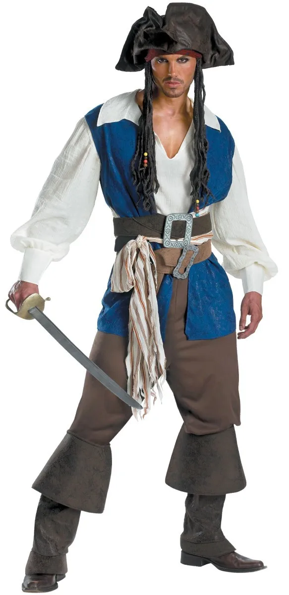 

men's halloween party pirate costumes Pirates of the Caribbean devil halloween costume