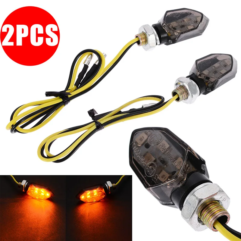 2 шт. светодиодный мини-указатель поворота для мотоцикла Honda Suzuki KTM |