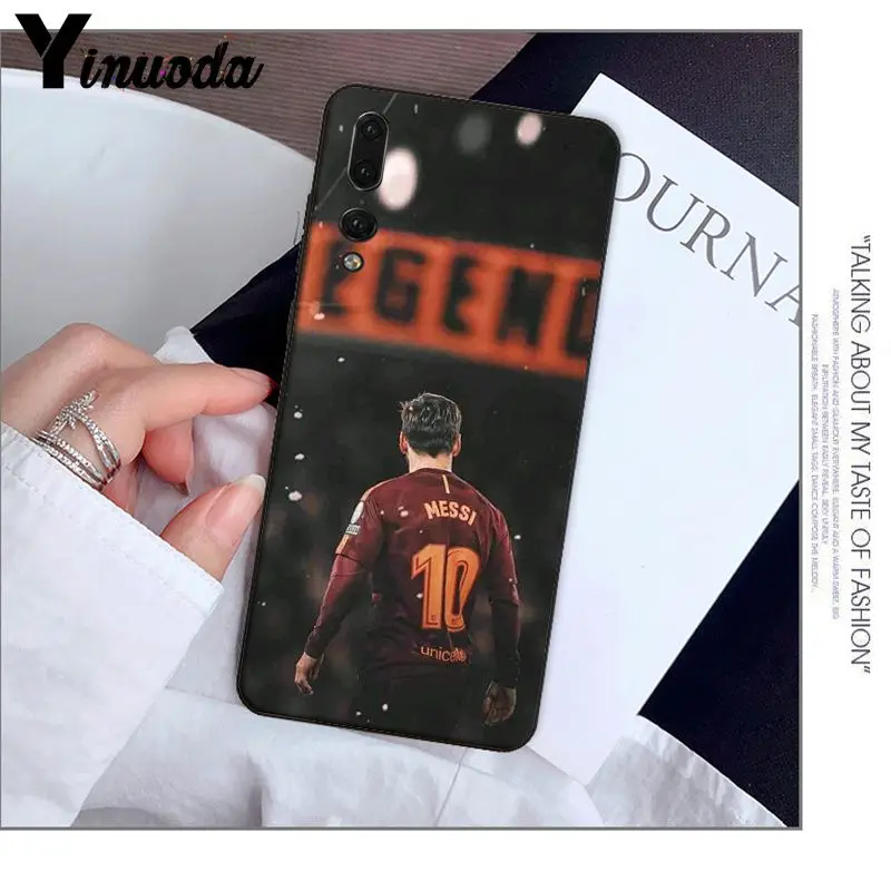 Yinuoda Lionel Messi DIY красивый чехол для телефона с рисунком для huawei Mate10 Lite P20 Pro P9 P10 Plus Mate9 10 Honor 10 View 10