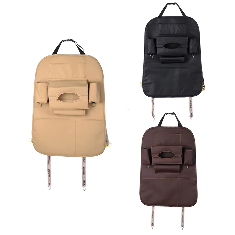 Водонепроницаемая кожаная автомобильная сумка для хранения 3 цвета держатель с