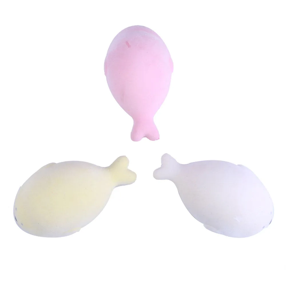 Kawaii Flocking Seal мягкая мини медленно поднимающаяся ароматическая игрушка для снятия