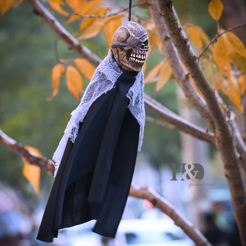H &amp D Хеллоуин висящий Скелет Жнеца Хэллоуин реквизит Дом с привидениями