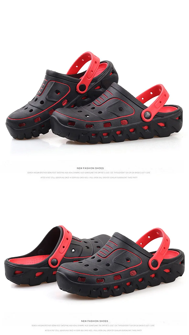 Summer Water Shoes Men Hollow Aqua Shoes Swimming Light Slippers Barefoot Shoes Men Clogs Beach Sea Fishing Sandals for Man