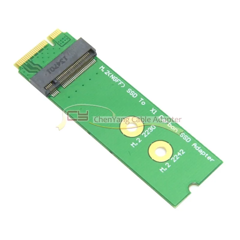 Добавить на Карты PCBA Mini PCI E 2 полосы M.2 NGFF 30 мм 42 SSD для Lenovo X1 Carbon Ultrabook SSD|lenovo x1|m.2 ngffx1
