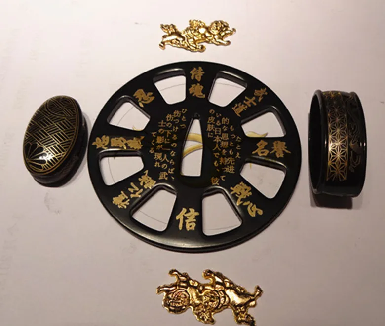 Высокое качество Япония Самурай Цуба для Катанов стальная защита аксессуары