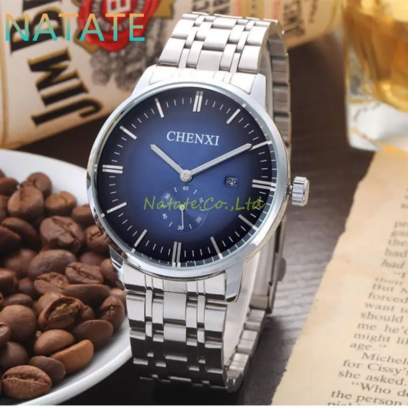 Мужские часы ведущей марки CHENXI мужские со стальным браслетом высококачественные