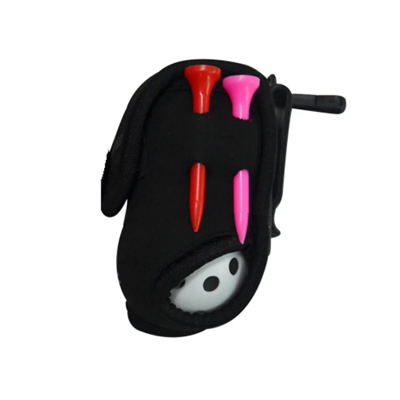 Мяч для мини гольфа держатель поясная сумка с крюком дайвинга эластичная + 2 мяча 4