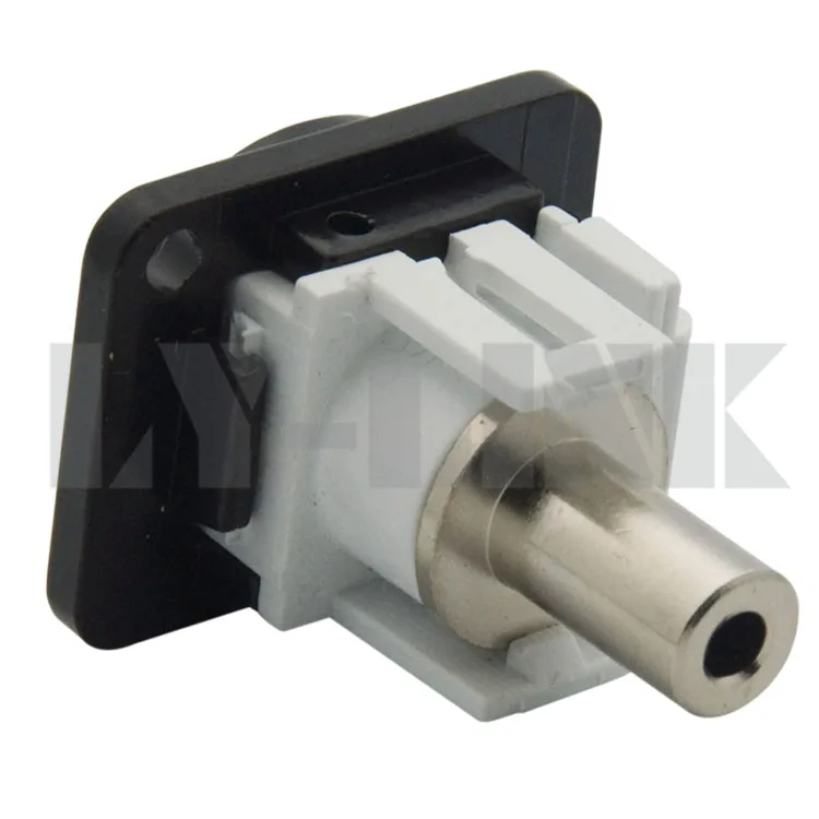 Новый стиль металла D Тип 3 5 мм аудио гнездо к гнезду разъем с металлическим