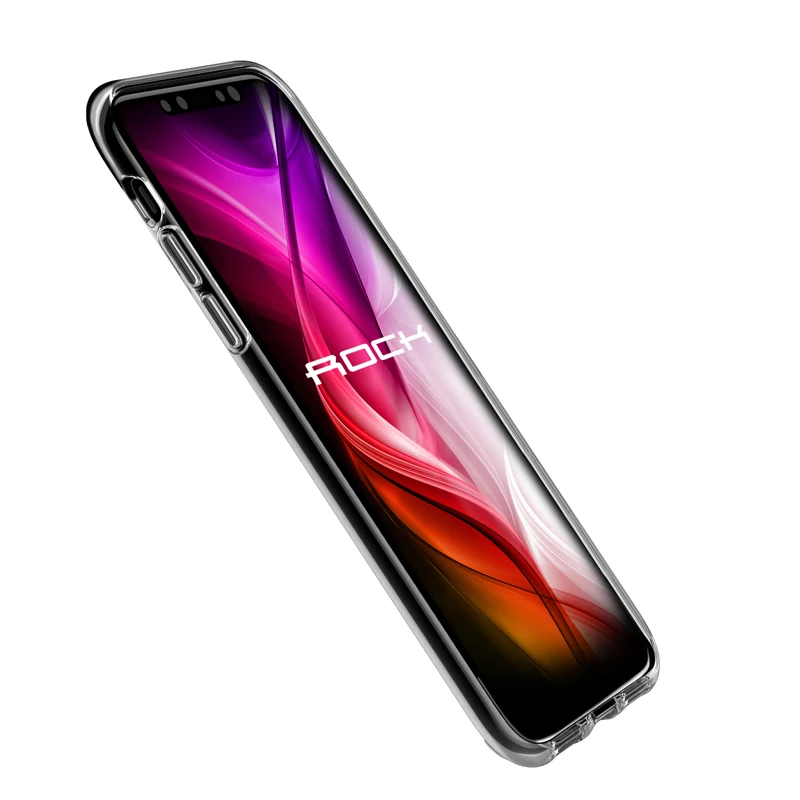 Для iPhone X случае рок чистый серии ультра тонкий жесткий чехол для Crystal Clear Case