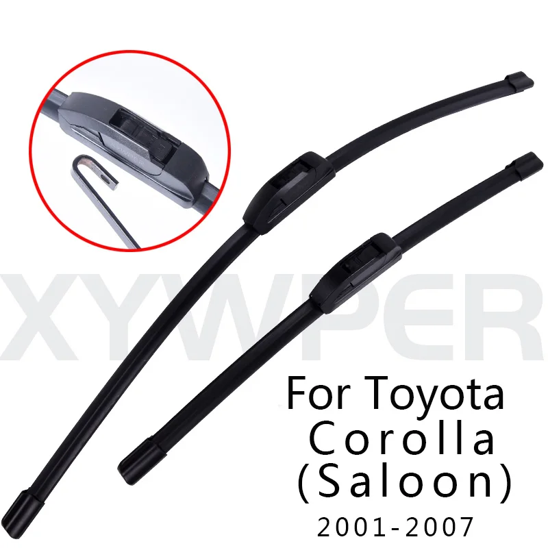 Черный Стеклоочистители для автомобилей для Toyota Corolla Verso2003 2004 2005 2006 2009 2010 2011 2012 стеклоочиститель оптом автомобильные аксессуары - Цвет: Черный