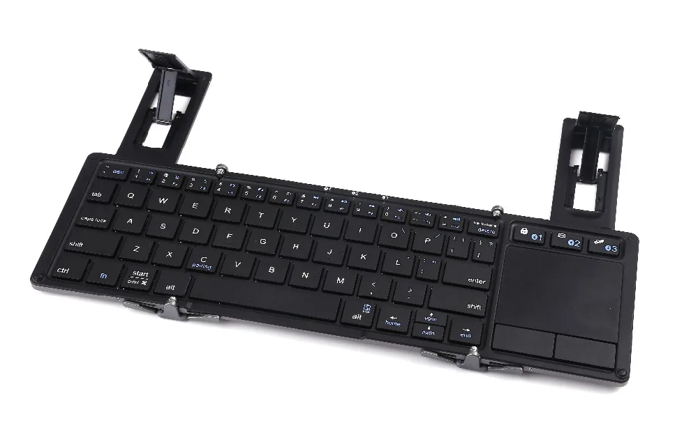 Tri складная Bluetooth клавиатура с для сенсорной панели iPhone 7 8 X iPad Air 1/Air 2/Pro 9 2017 2018